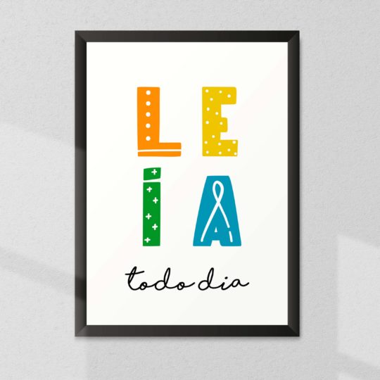 ELLO - Quadro Decorativo - Leia Todo Dia